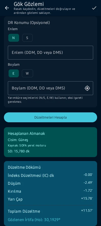 Astronomik seyir — 3