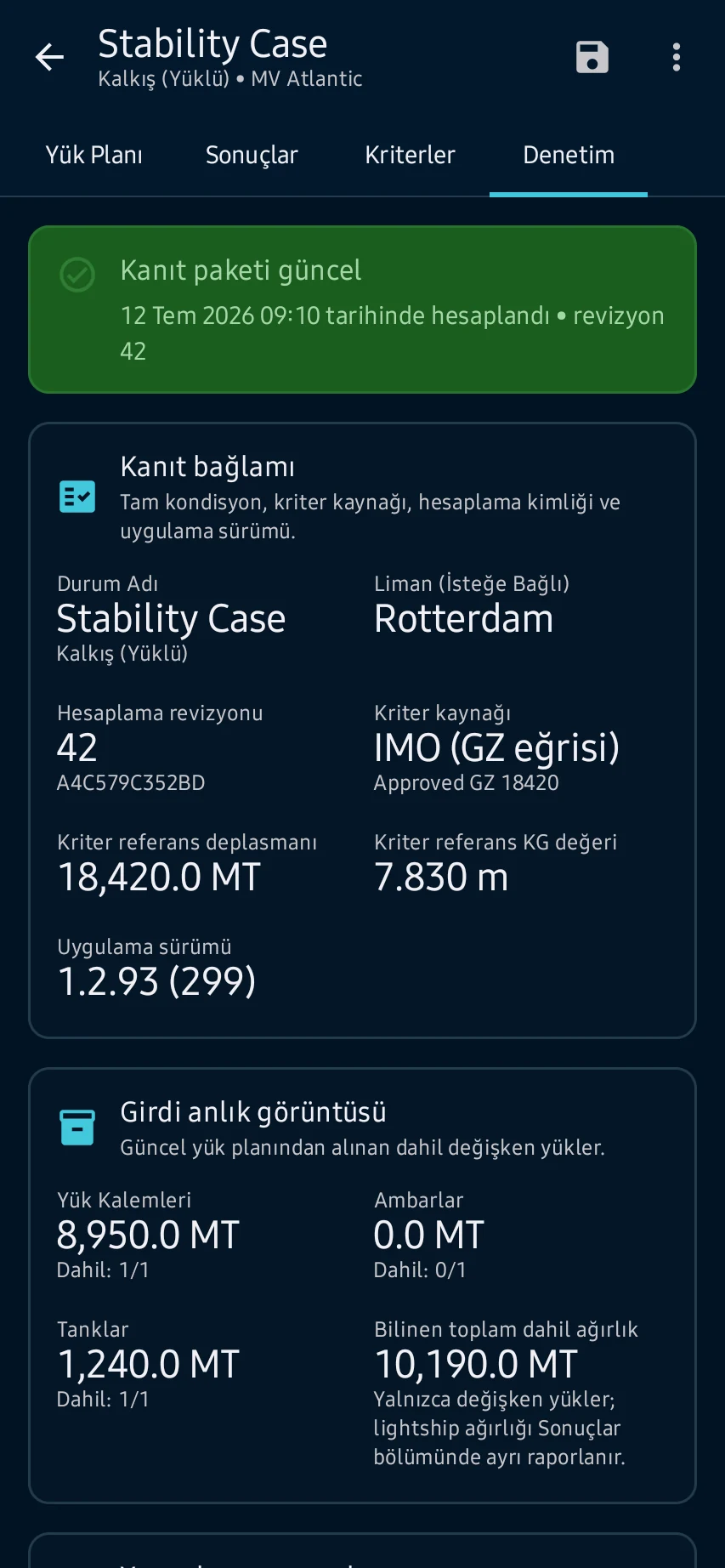 Gemi stabilitesi — 3