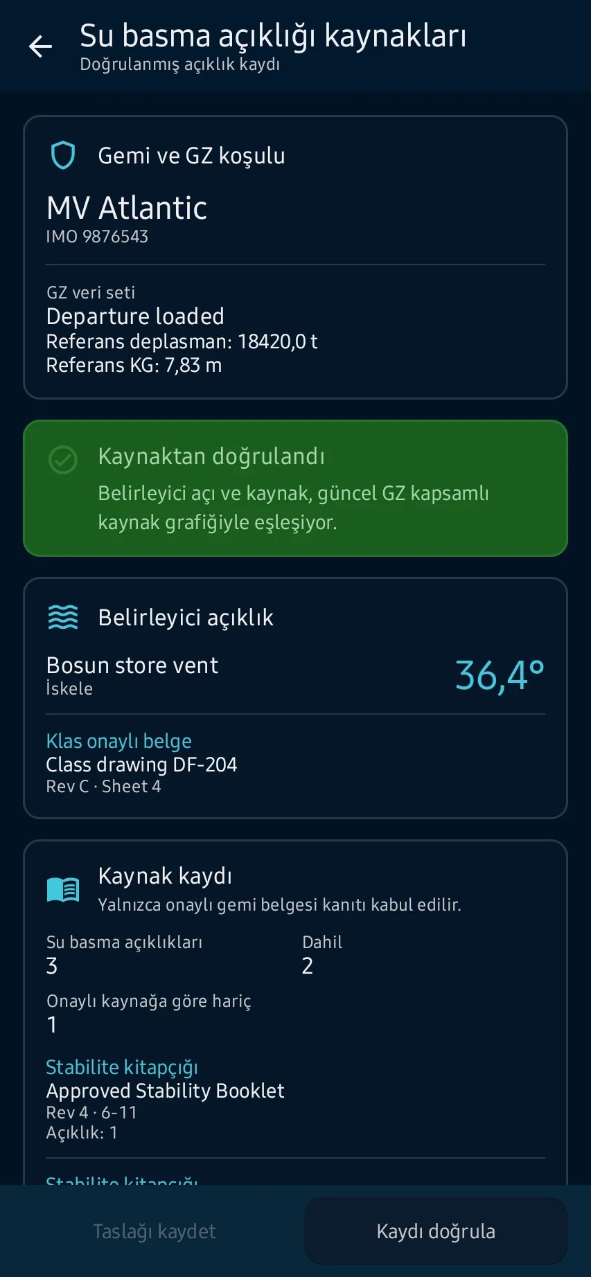 Gemi profili oluşturun veya yükleyin — 3
